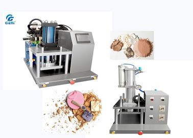 Tipo máquina cosmética do laboratório da imprensa do pó do bolo do pó com o único molde da cavidade