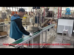 Máquina de enchimento a quente de bico único para embalagem de batom