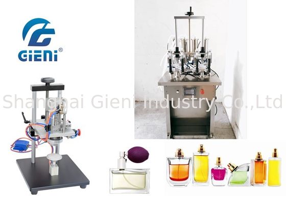 Máquina semi auto 10-20bot/Min da fabricação do verniz para as unhas de 4 bocais com frisador