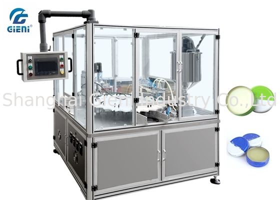 Tipo capsulador do pistão do controle do PLC para a máquina de enchimento da vaselina com material de aço inoxidável