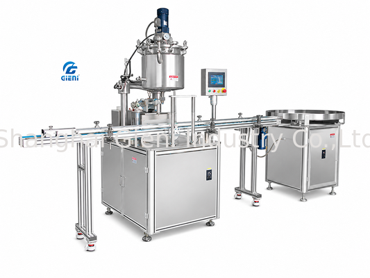 Máquina de envase automático de alta temperatura com servo acionamento e 4 bicos para tubos de batom de 9ml 80 tubos/min Tela sensível ao toque PLC