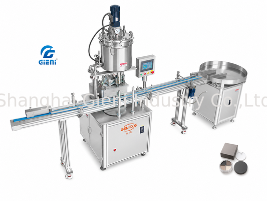 EGR-4H-HF15 Máquina Automática de Enchimento a Quente com Servo Drive de 4 Bicos para Tubos Cosméticos de 15ml 60 Tubos/Min Tela Sensível ao Toque PLC