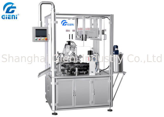 Máquina de enchimento cosmética líquida semi auto para o lápis do lápis de olho com bola de aço