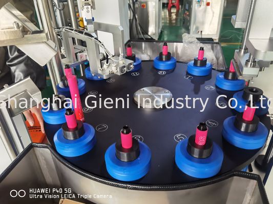 Máquina Automática de Enchimento de Rímel de 30ML com Mesa Vibratória e Saída de 50 PCS/Min