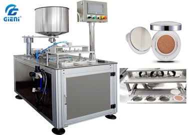 Bom preço. Máquina de enchimento cosmética SUS304 de quatro bocais para o coxim de ar/centímetro cúbico do creme on-line