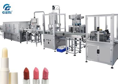 Bom preço. Máquina de enchimento automática completa do bálsamo de bordo com túnel de refrigeração on-line