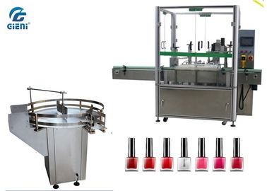 Bom preço. Equipamento de enchimento do verniz para as unhas automático pequeno da dose 2 bocais com tabela da volta on-line