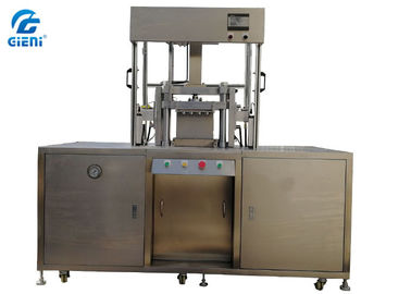 Bom preço. Máquina cosmética inteiramente hidráulica da imprensa do pó para o bolo da fundação, 6 cavidades pelo molde, auto alimentação do pó on-line