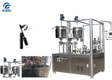 Bom preço. Semi - auto equipamento de enchimento giratório cosmético com o peso que verifica o dispositivo on-line