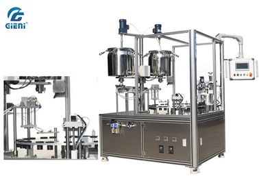 Bom preço. Equipamento de enchimento manualmente de alimentação do cosmético do recipiente com capsulador on-line