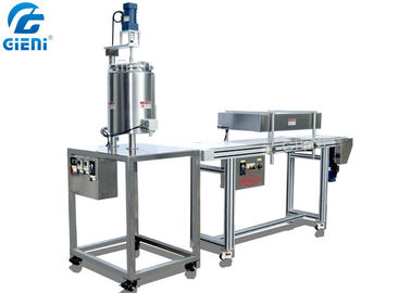 Bom preço. SUS304 tipo manual linha de produção do bálsamo de bordo do molde de metal com transporte Remelting on-line