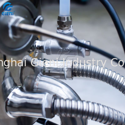 20L que derrete agitando o tipo manual de derramamento molde da mão da máquina do batom do tanque de metal