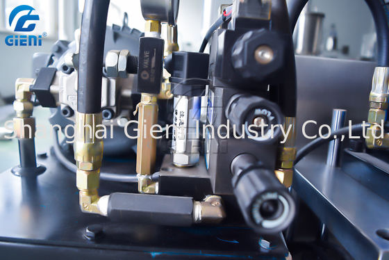 Tipo hidráulico máquina de compressão cosmética da imprensa do pó com tela táctil