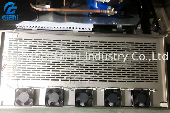 3,5 medidores de túnel refrigerando do batom cosmético da máquina de enchimento com o compressor 5P de refrigeração