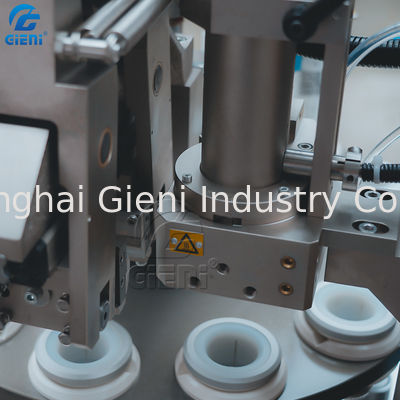 Enchimento de creme do tubo do plástico do dentífrico do limpador da cara da mão e máquina de selagem