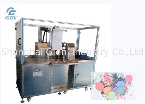 Máquina cosmética ajustável da imprensa do pó da pressão com tampa de vidro