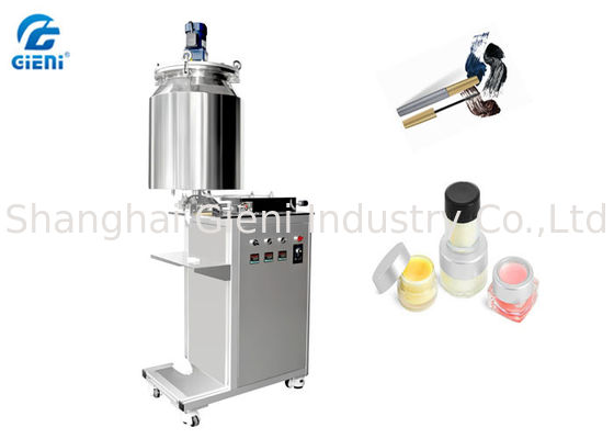 tipo vertical cosmético da máquina de enchimento da cubeta da dupla camada 20L para o creme da sombra