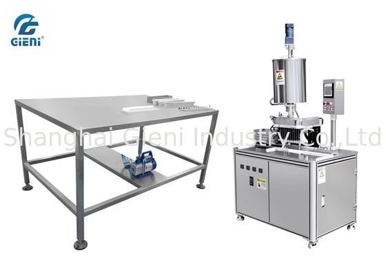 Máquina de enchimento do batom de dez bocais com o vácuo simples que libera a máquina