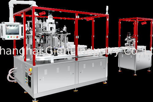 Linha de produção inclinada de enchimento de batom para enchimento de batom a granel suave e preciso Pressão de ar 0,4-0,7Mpa
