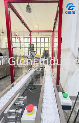 Máquina automática de enchimento de batom de silicone com dispositivo de vácuo separado de dois estágios