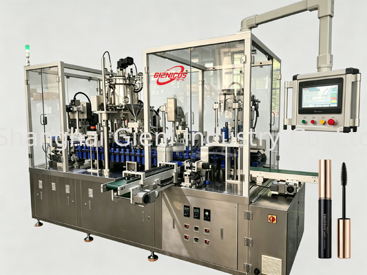 JQH-02 Máquina de enchimento automática de bico de alta velocidade PCS/MIN Servo Filler de pistão Linha de embalagem cosmética