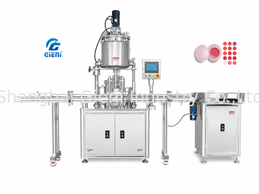 Máquina de Enchimento a Quente Semi-Automática de Cabeça Dupla EGR-DH-HF para Tubos Cosméticos de 5-200ml Operação Manual