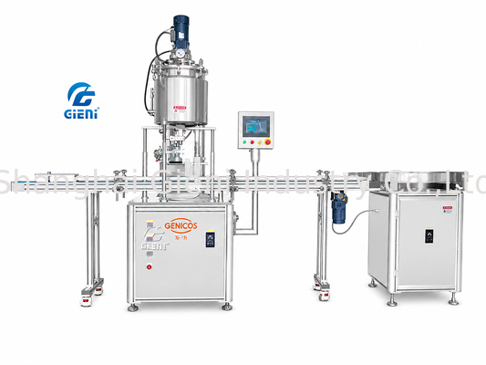 EGR-10H-HF3 Máquina automática de enchimento a quente de alta velocidade de 10 cabeças para mini tubos de 3 ml 180 tubos/min Servo