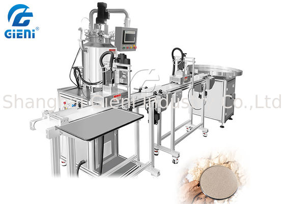Única bomba de engrenagem principal 50pcs/Min Cosmetic Filling Machine