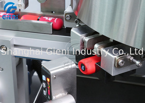 Controle 2KW 90pcs/Min Lipstick Labeling Machine do PLC