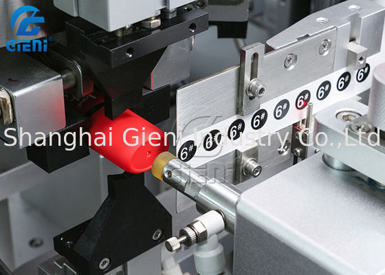 Controle 2KW 90pcs/Min Lipstick Labeling Machine do PLC