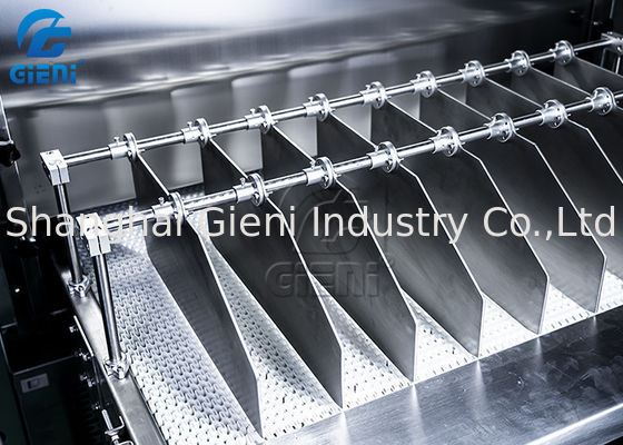 O corpo esfrega a máquina de enchimento cosmética de refrigeração do túnel