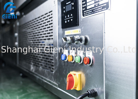 O corpo esfrega a máquina de enchimento cosmética de refrigeração do túnel