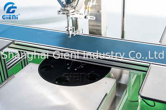 máquina de enchimento cosmética do tanque 15L com eixo helicoidal variável