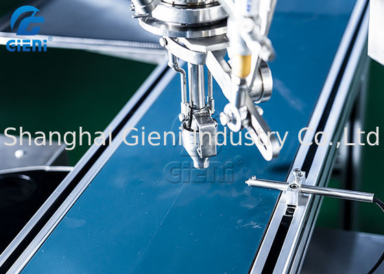 Máquina cosmética de enchimento da imprensa do pó do modo em linha