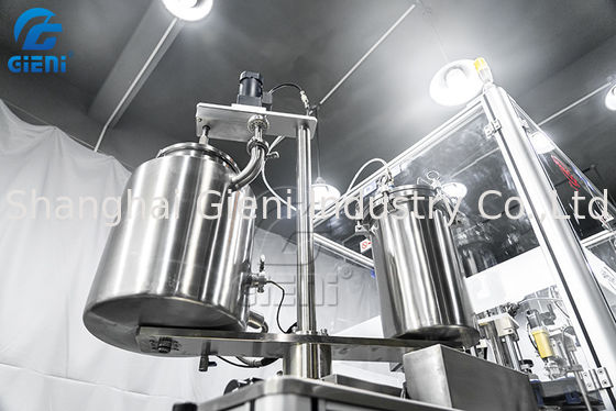 Tipo giratório controle cosmético 60pcs/Min do PLC da máquina de enchimento do rímel