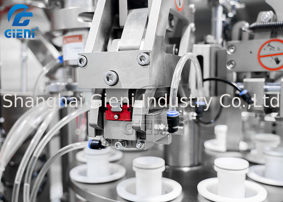 servo de selagem de enchimento da máquina do tubo do brilho do bordo de 40ppm 250ml conduzido