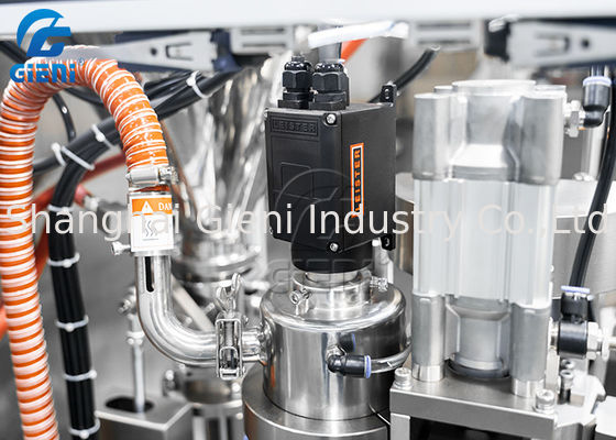 servo de selagem de enchimento da máquina do tubo do brilho do bordo de 40ppm 250ml conduzido