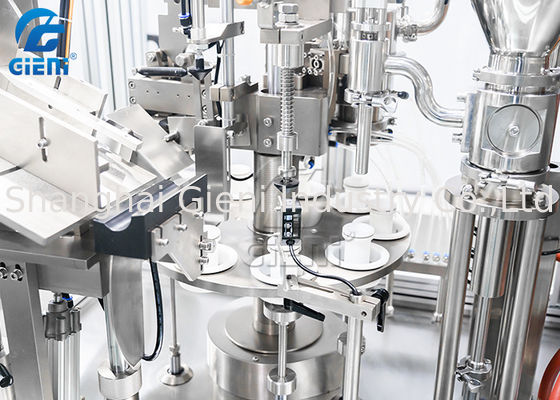 servo de selagem de enchimento da máquina do tubo do brilho do bordo de 40ppm 250ml conduzido