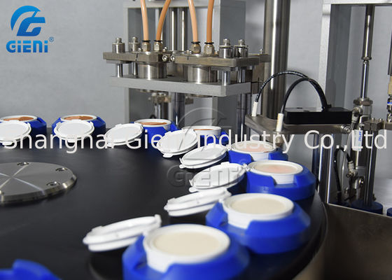 máquina de enchimento 20ml cosmética giratória para o creme de fundação 30pcs/Min do BB