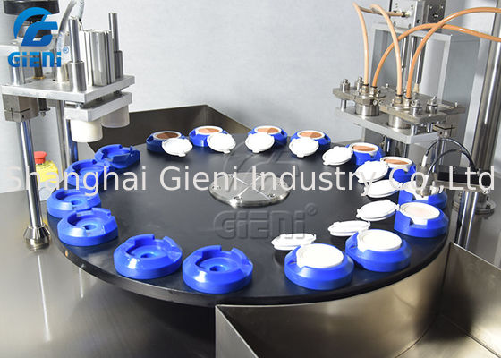 máquina de enchimento 20ml cosmética giratória para o creme de fundação 30pcs/Min do BB