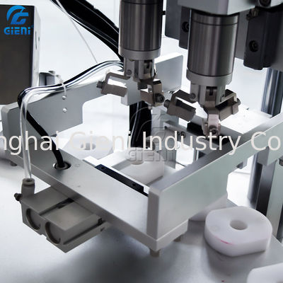 Enchimento da máquina do brilho do bordo do controle do PLC 7KW, enchimento giratório do tubo do brilho do bordo