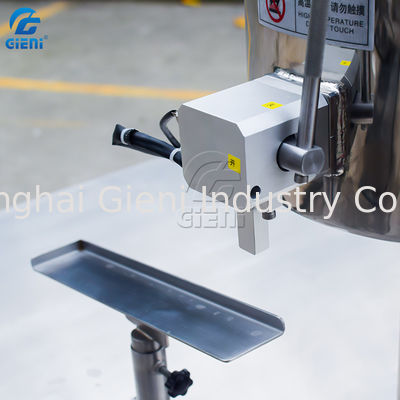 A mão de SUS316L derrama a máquina de enchimento do bálsamo de bordo com o tanque de mistura do aquecimento 20L