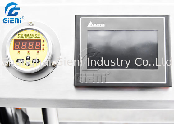 Condução hidráulica acima da máquina cosmética inferior do estojo compacto de pó