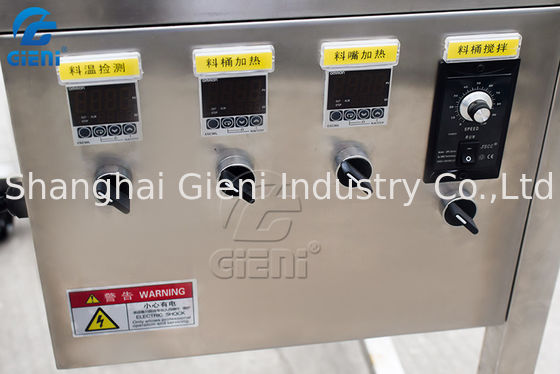 tipo manual enchimento do tanque 20L do batom do molde de metal com transporte Remelting