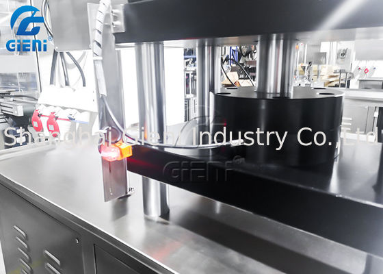 condução hidráulica da máquina de pressão do pó do estojo compacto da sombra da tabela 14mpa