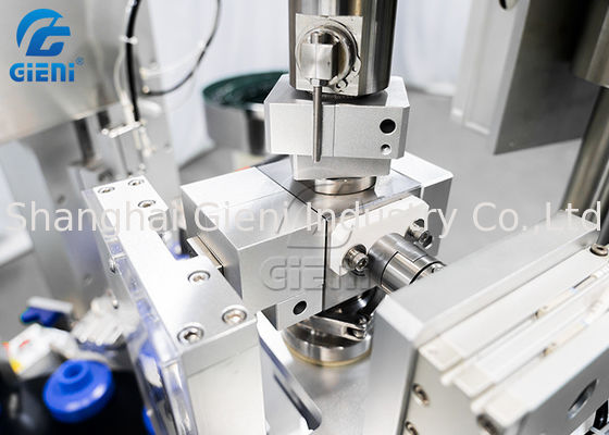 Enchimento giratório semi automático e máquina tampando para o brilho do rímel ou do bordo