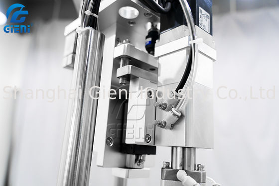 Tipo giratório máquina de enchimento 30PCS/M do rímel With do único bocal 1-100ML 2 tanques