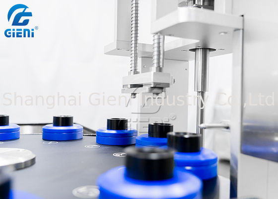 Tipo giratório máquina de enchimento 30PCS/M do rímel With do único bocal 1-100ML 2 tanques