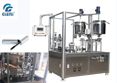 Bom preço. Máquina de enchimento e tampando do tipo giratório do de alta capacidade para o rímel, materiais de aço inoxidável on-line