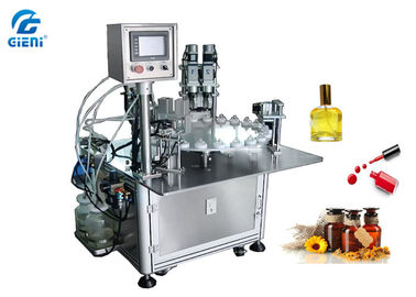 Bom preço. Tipo giratório controle do PLC da máquina de enchimento do verniz para as unhas com as 30 garrafas pelo minuto on-line